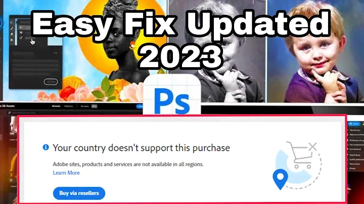 How to Fix your Country Does Not Support This Purchase ? Photoshop Tips