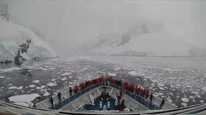 Silver Cloud -  Passing Lamaire Channel, Antartica - Polar Navigation