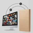🛍 Корпус для жесткого диска, NAS-накопитель 2,5 дюйма, HDDSSD NasCloud H2, быстрая скорость, порт USB3.0, Nas-сервер, прикрепленное хранилище, жесткий диск, резервное приложение для телефона