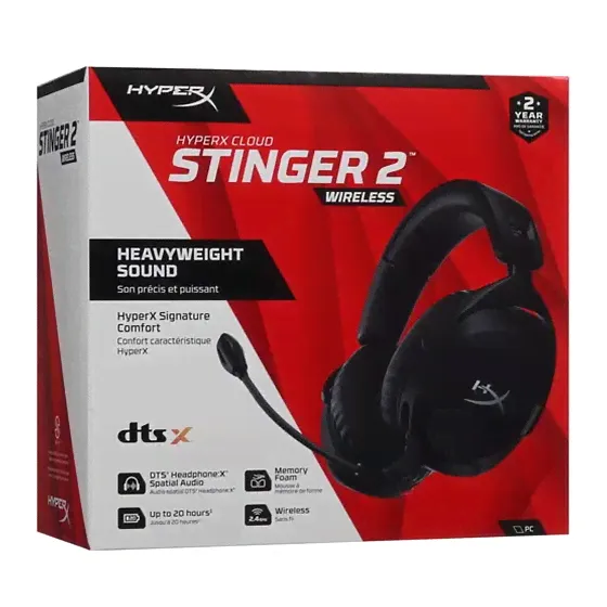 HyperX Cloud Stinger 2 Wireless Black-2