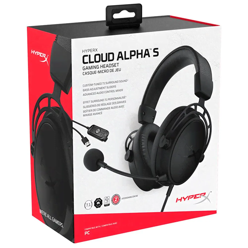 Наушники HyperX Cloud Alpha S Blackout-1