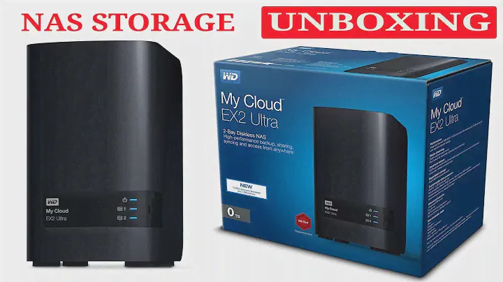 My Cloud EX2 Ultra Western Digital Diskless Network Attached Storage Unboxing
