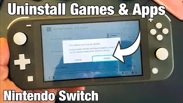 Nintendo Switch: How to Uninstall / Delete Games & Apps