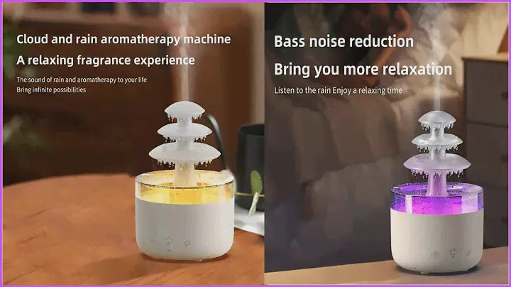New Cloud Rain Air Humidifier Essential Oil Aromatherapy Diffuser|  #usa #unitedstates#foryou  #home