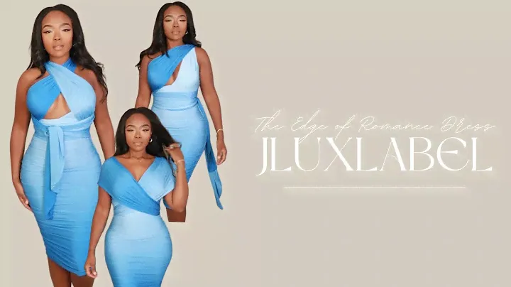 HOW TO TIE THE NEW JLUXLABEL DRESS WITH ME: "THE EDGE OF ROMANCE"