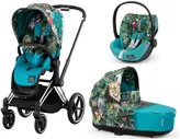 Детская коляска Cybex Priam IV Cloud Z i-Size 3 в 1 We The Best/Chrome Black