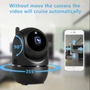 Беспроводная поворотная 360° Wi-Fi камера видеонаблюдения Cloud Camera 3D Navigation Positioning