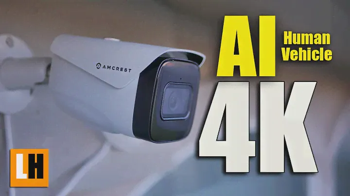 Amcrest AI 4K IP PoE NVR Security Cameras - Now has Person and Vehicle Detection.