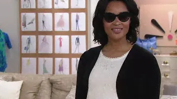 Isaac Mizrahi Live! Handkerchief Hem Lace Midi Dress on QVC