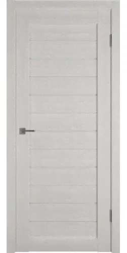 Дверь межкомнатная экошпон со стеклом Atum 5 Bianco White Cloud