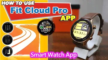 Fit Cloud Pro Smart Watch App Setting | Gizmore App | Pro Max | T800 Ultra How To Use Fit Cloud Pro