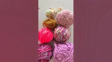 What I knitted with these yarns | ART YARN mixing inspiration! 🤩🧶 #yarnlover #knittinginspiration