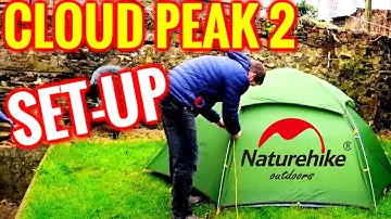 Настройка Naturehike Cloud Peak 2 и первый обзор (сверхлегкая бюджетная туристическая палатка)